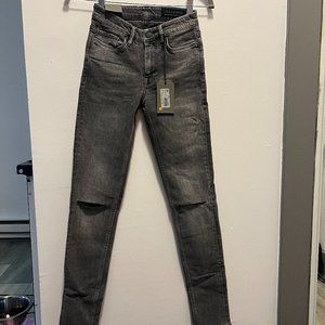 Brand New w/ Tags Size 24 ALL SAINTS Grace Slashed Jean